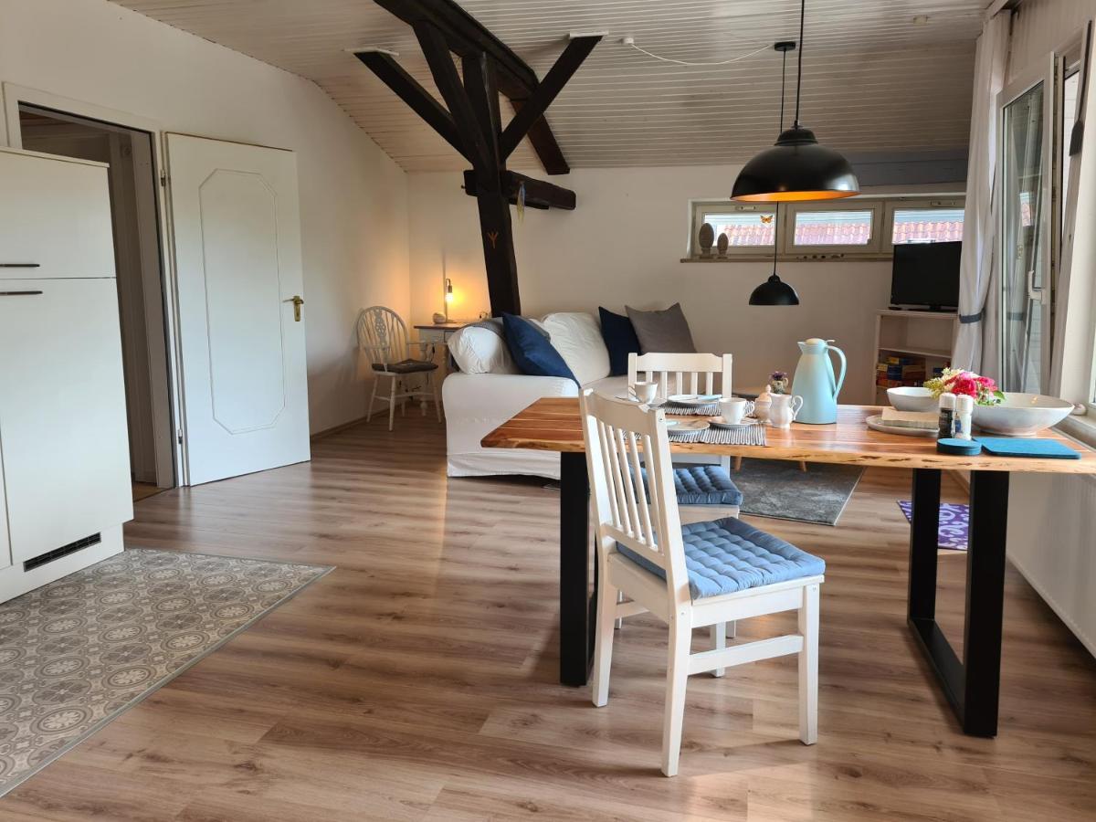 Tom Olen Stien - Heidjer Ferien Apartment Oldendorf  ภายนอก รูปภาพ