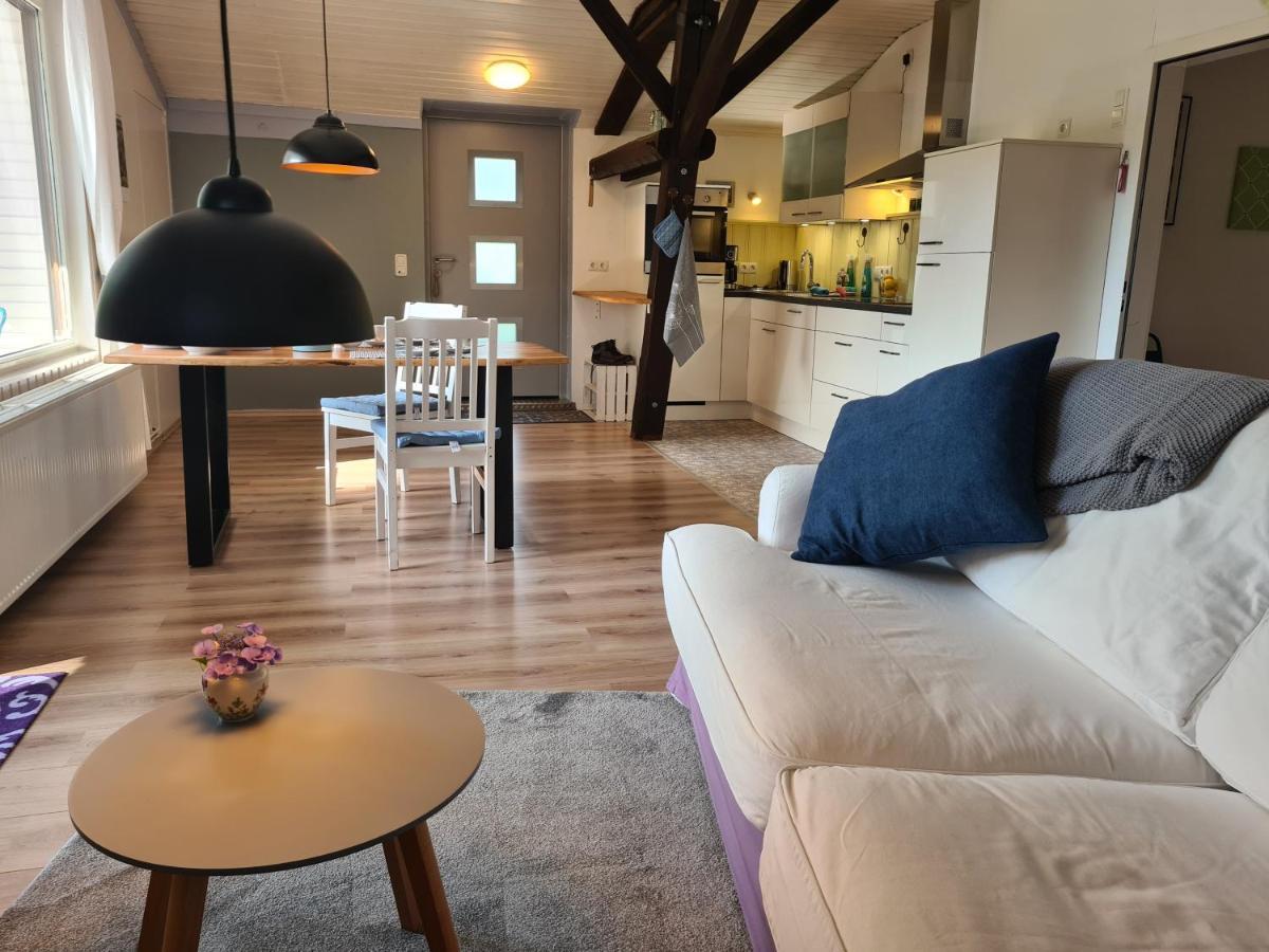 Tom Olen Stien - Heidjer Ferien Apartment Oldendorf  ภายนอก รูปภาพ